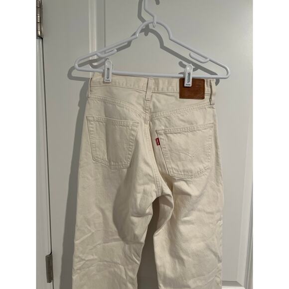 Levi’s 501® Premium Original Fit Selvedge Men’s Jeans – W25 L30 White - Picture 5 of 6